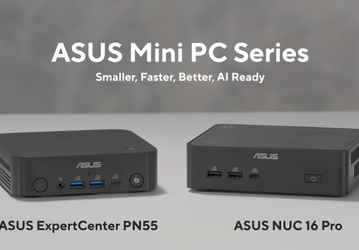 Можно на Intel, можно и на AMD, но оба варианта очень компактны. Asus представила мини-ПК NUC 16 Pro и ExpertCenter PN55