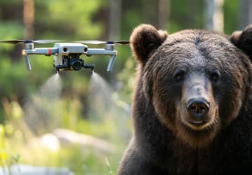 В Японии с медведями будут бороться посредством дронов. Компания Terra Drone будет использовать дроны со спреем на основе капсаицина