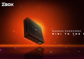 Двухлитровый мини-ПК с мощнейшим процессором Ryzen AI Max и местом для трёх SSD. Представлен Zotac Zbox Magnus EAMAX
