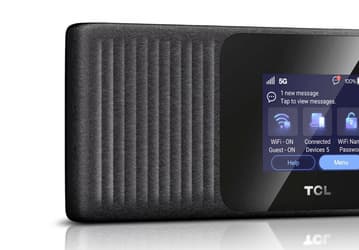 Wi-Fi 7 до 5,8 Гбит/с, до 64 устройств, гигабитный Ethernet, встроенный экран и аккумулятор для зарядки смартфонов. Представлен мобильный Wi-Fi-роутер TCL 5G P50