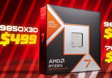 AMD Ryzen 7 9850X3D поступил в продажу — Ryzen 7 9800X3D подешевел