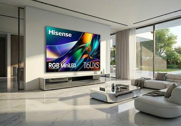 От 50 до 116 дюймов, на любой кошелёк. Представлены новые телевизоры RGB MiniLED от Hisense 