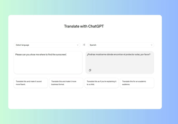OpenAI запустила ИИ-переводчик ChatGPT Translate с поддержкой русского языка