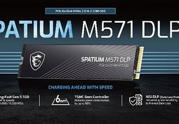 4 ТБ, 5 лет гарантии и скорость 14 ГБ/с: представлен флагманский SSD MSI Spatium M571 DLP 
