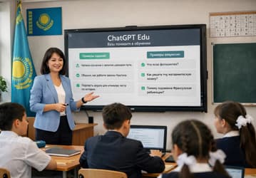 Казахстан внедрит ChatGPT Edu в школы и вузы: ИИ станет частью национальной системы образования