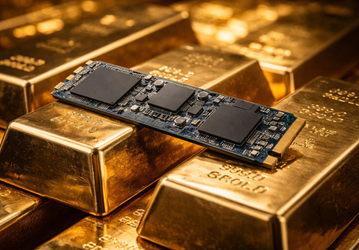 SSD теперь реально дороже золота: твердотельные накопители обогнали драгоценный металл по цене за грамм