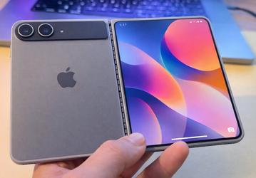Опубликовано живое фото макета iPhone Fold