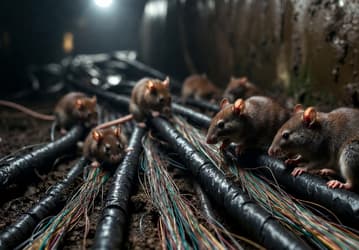Оболочка кабелей из биоразлагаемых материалов очень понравилась крысам. Британская компания G.Network не смогла заключить сделку из-за множественных повреждений