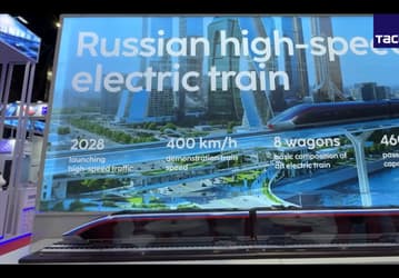Первый российский высокоскоростной поезд будет развивать 400 км/ч и состоять из 8 вагонов. Опубликованы изображения состава