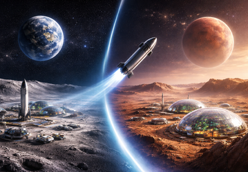 Илон Маск заявил, что SpaceX не отказывается от покорения Марса. Но ближайшая цель теперь — Луна