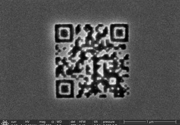 Немецкие инженеры создали QR-код размером меньше бактерии и попали с ним в Книгу рекордов Гиннеса