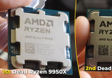 Материнская плата ASRock убила уже второй Ryzen 9 9950X