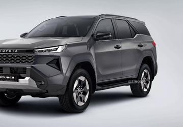 Совершенно новый Toyota Fortuner вышел на тесты: усиленная рама внутри, а снаружи дизайн как у нового Toyota Hilux