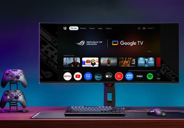 Asus представила игровой монитор, который позволяет играть в современные игры вообще без ПК. Strix OLED XG34WCDMTG поддерживает Google TV на Android 14