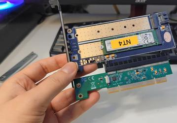 Что будет, если современный SSD подключить старому слоту PCI. Энтузиаст проделал это и получил скорости ниже HDD с SATA