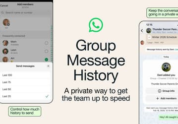 По просьбам пользователей: в WhatsApp* запустили историю сообщений групп