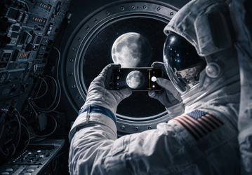 Астронавты NASA будут снимать Луну на iPhone