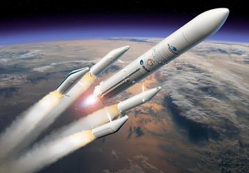 Ariane 6 с четырьмя ускорителями впервые взлетела из Куру и отправила на орбиту 32 спутника Amazon