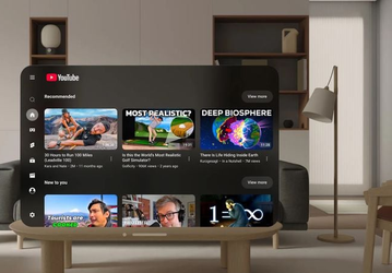 Google выпустила YouTube для Apple Vision Pro