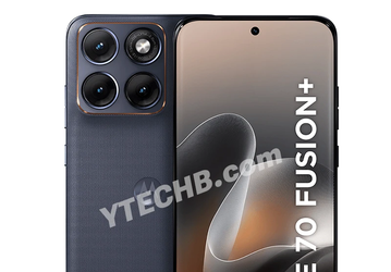 7000 мАч, 68 Вт, IP69 и имитация льна. Опубликованы качественные рендеры Motorola Edge 70 Fusion+