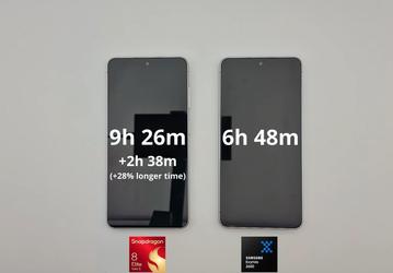 Два Samsung Galaxy S26, но такие разные: версия смартфона на Exynos 2600 сильно уступает версии на Snapdragon 8 Elite Gen5 по автономности