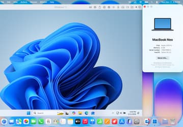 Windows 11 на MacBook Neo работает достаточно неплохо. Разработчики Parallels сравнили новинку Apple с ноутбуком на Core Ultra 5 235U