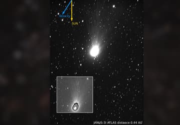 Учёные пересчитали размеры межзвёздной кометы 3I/ATLAS — негравитационное ускорение оказалось сложнее, чем считалось