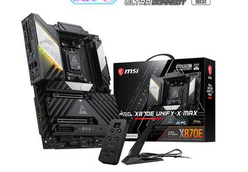 Топовая плата для экстремального разгона, но у неё есть PS/2. MSI готовится выпустить модель MEG X870E Unify-X Max