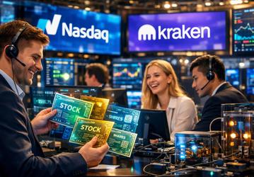Nasdaq и Kraken запускают глобальную торговлю токенизированными акциями