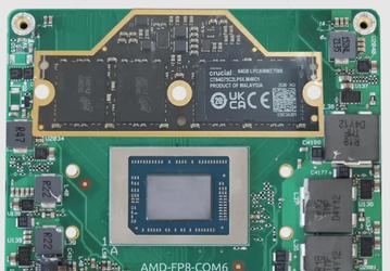 Одноплатный ПК с мощным APU и памятью LPCAMM2. SolidRun представила новую линейку P100 COM Express Type 6