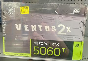 Редчайшая удача: пользователь купил новую GeForce  RTX 5060 Ti дешевле 100 долларов