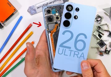 Разборка Samsung Galaxy S26 Ultra показала кардинально изменившийся перископный модуль камеры