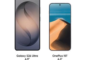 7500 мАч против 5000 мАч: OnePlus 15T значительно превосходит Samsung Galaxy S26 Ultra при куда меньших габаритах