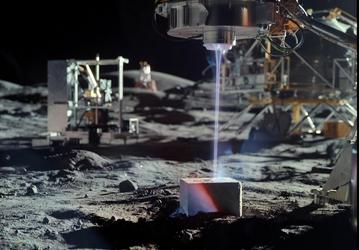 Лунный грунт спекли с помощью лазера, создав прочные заготовки для будущей инфраструктуры на Луне