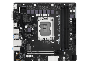 ASRock представила системную плату H610M Combo II, у которой три слота для ОЗУ: два DDR5 и один DDR4