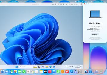 Можно ли будет на MacBook Neo запускать Windows 11? Разработчики Parallels говорят, что в рамках их тестирования всё работает