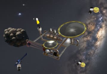 Стартап Interstellar Industries представил необычный проект по захвату астероида с помощью гигантского «сачка»