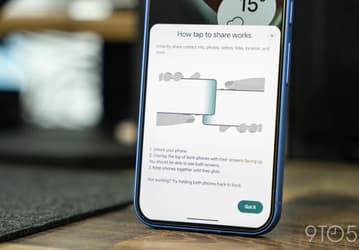 Google готовит для Android функцию Tap to Share, и вот как она будет выглядеть. Из кода Google Play сумели вытащить анимацию работы функции