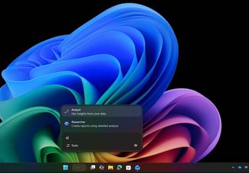 ИИ-агенты в Windows 11 теперь отображаются прямо на панели задач