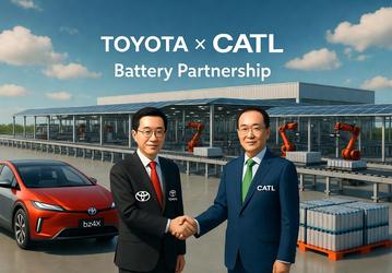 Toyota объединяет усилия с CATL для производства аккумуляторов