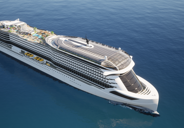 Первый в мире огромный круизный лайнер на батареях: Meyer Werft показала Project Vision, рассчитанный на почти 2000 человек