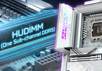 Gigabyte уже добавила своим системным платам поддержку новой урезанной памяти HUDIMM