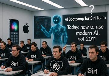 Apple отправила отстающую команду разработчиков Siri учиться работе с ИИ