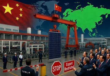 Китай может перекрыть доступ к оборудованию для солнечных панелей: под угрозой планы Tesla и гонка ИИ