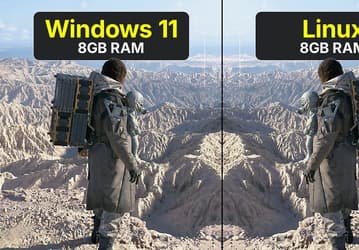 Сравнение Linux и Windows 11 показало, что первая заметно лучше подходит для игр, если у ПК всего 8 ГБ ОЗУ
