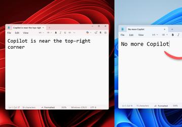 Microsoft начала вычищать Windows 11 от Copilot? ИИ убрали из инструмента «Ножницы», а вот в «Блокноте» просто сделали перестановку и заменили иконку