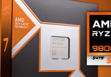 Очень популярный процессор Ryzen 7 9800X3D рекордно подешевел. В США за новинку просят 410 долларов, а в Европе его можно купить за 400 евро