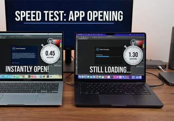 Быстрый тест показал, что MacBook Pro M3 Pro порой сильно уступает Windows-ноутбуку с Ryzen AI 9 по скорости запуска приложений