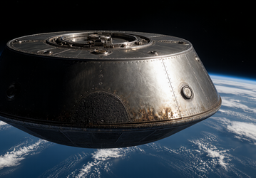 Так выглядит летающая тарелка от SpaceX: опубликованы первые изображения секретной многоразовой капсулы Starfall, которую будут запускать со Starship