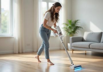 Представлен пылесос Xiaomi Mijia Wireless Vacuum Cleaner 4, который буквально «подсвечивает мусор»